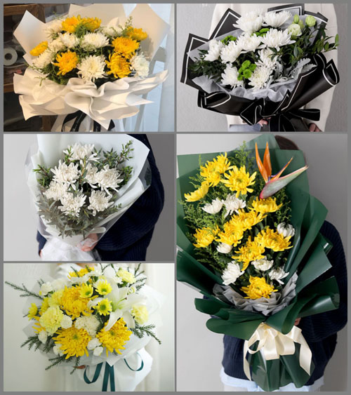 广东东莞市石排镇中坑村白事花束代送